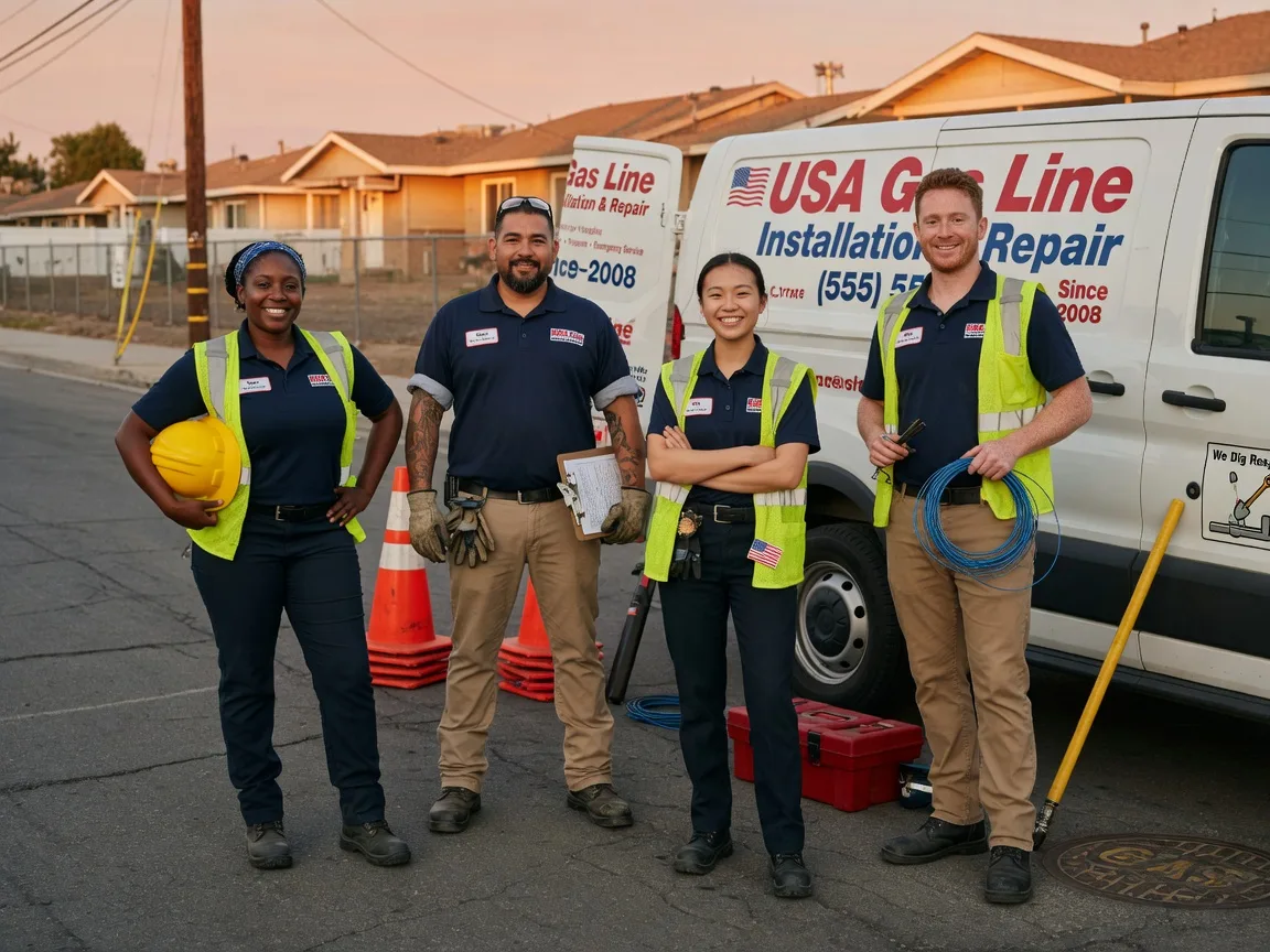 Gas Line Installation company in Branch, LA